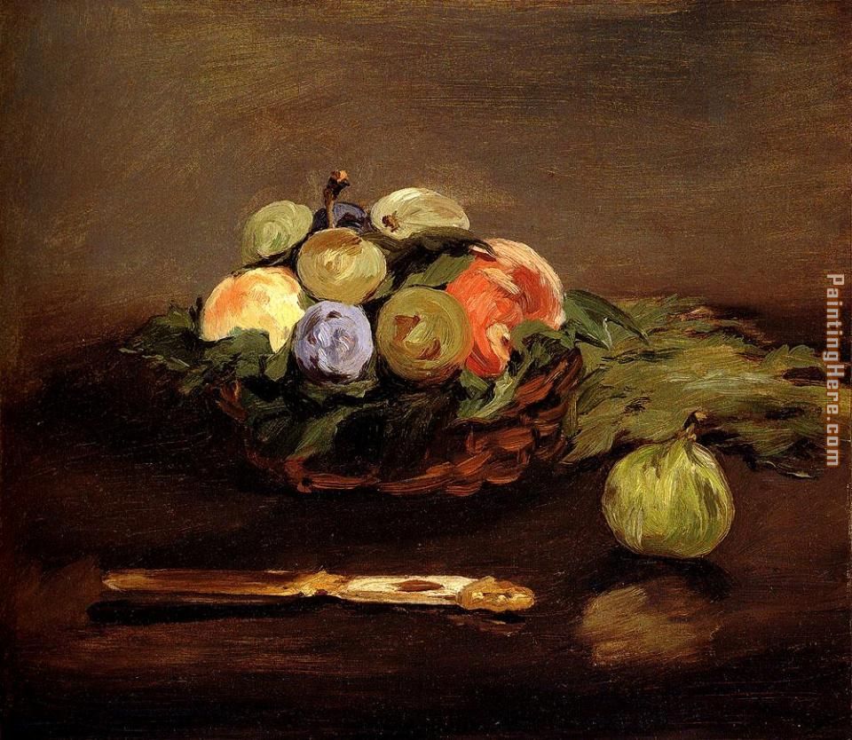 Edouard Manet Basket Of Fruit